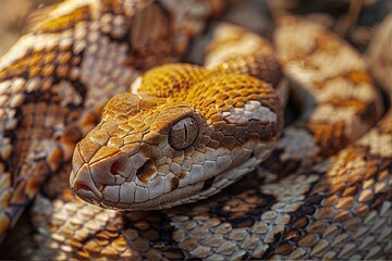 Fototapeta premium Stunning high resolution photos of snakes, grace and beauty of nature.Atmospheric moment