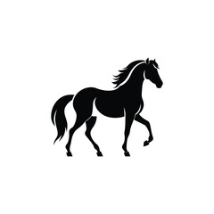 Obraz premium Horse vector silhouette