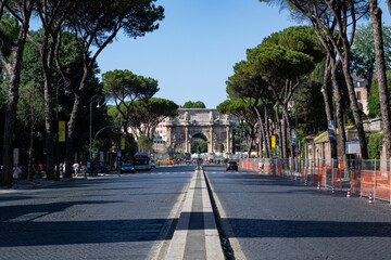 View of the Imperial Forums of Rome