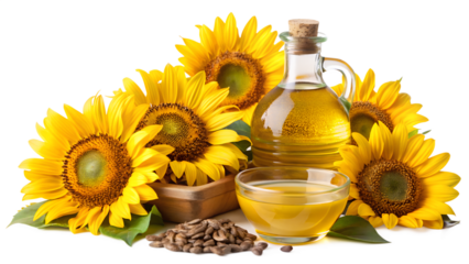 sunflower oil and sunflower
