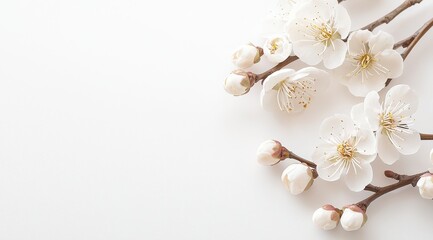 Delicate White Blossoms