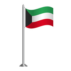 Flags of Kuwait illustration