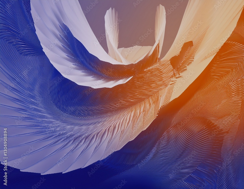 Poster abstract background design 3 d rendering