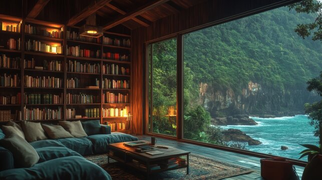 swimming pool at night