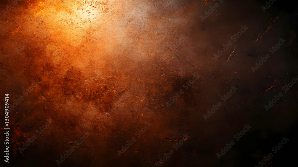 Poster a dynamic and abstract background featuring swirling orange and dark tones, perfect for creative and