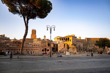 View of the Imperial Forums of Rome