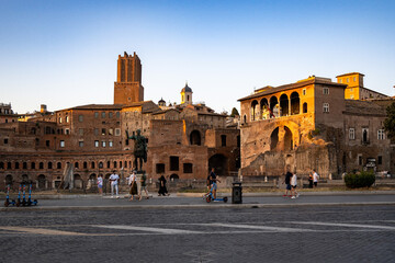 View of the Imperial Forums of Rome