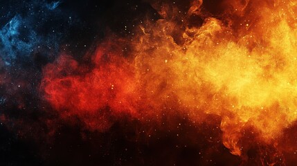 Fototapeta premium Fiery abstract background with vibrant orange and red hues creating a dynamic and energetic visual effect perfect for artistic designs
