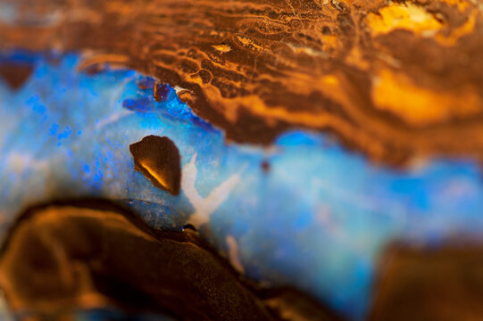 Boulder Opal close up