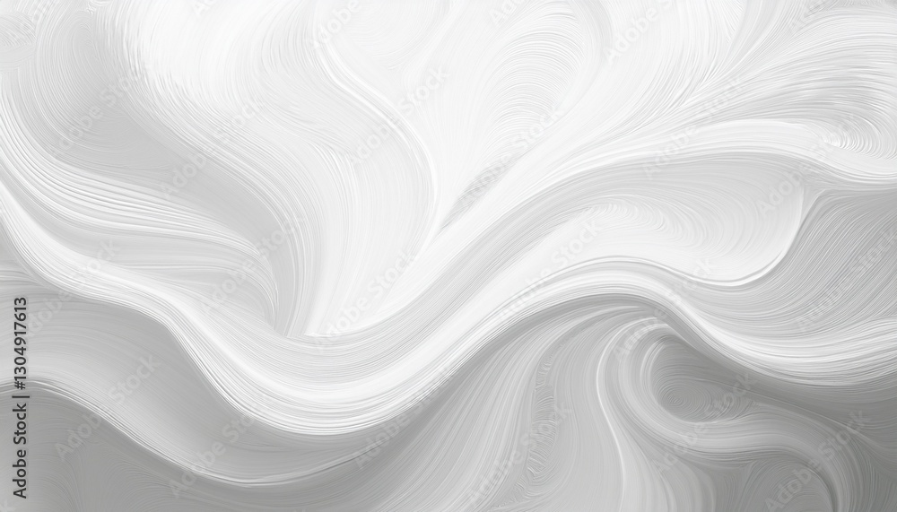 Poster white on white abstract background made with generative ai