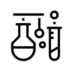 Thin line icon set : brain, molecule, hex, cell corection, virus, flask, round around, vial, chemical industry, alarm, warehouse scales, first aid, pills bottle, microb
