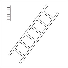 children's educational game. logical tasks. coloring book. ladder