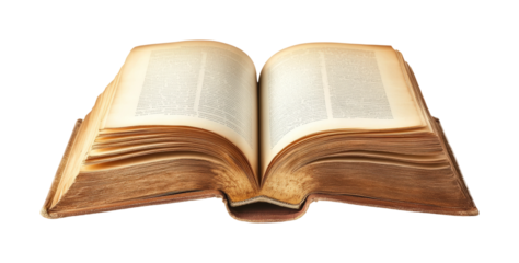 Exploring ancient texts library book knowledge isolated on transparent background png