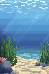 Fototapeta premium Retro game banner background