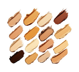 Vibrant palette swatches & color theory isolated on transparent background png