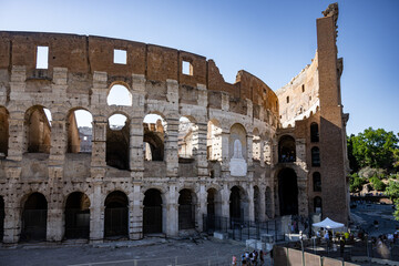 Fototapeta premium View of the Colosseum in Rome