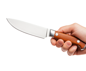Chopping vegetables kitchen knife isolated on transparent background png