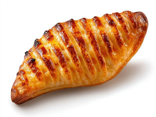Golden brown pastry with flaky layers and deliciously crisp texture