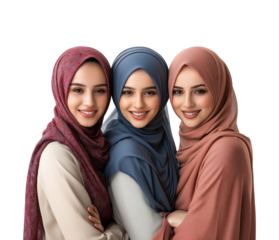 Cultural celebration of women portrait bright isolated on transparent background png