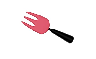 Garden fork isolated on white background