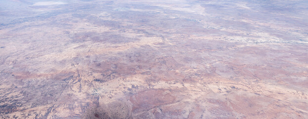 barren ground in Kalahari desert countryside, near Hoachanas, Namibia