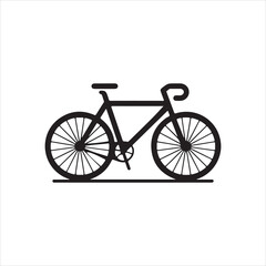 Fototapeta premium vintage bicycle on white background
