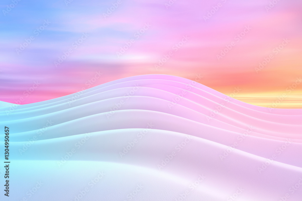Poster a high-definition scene of a dune whose surface shimmers with a delicate, fur-like texture, set