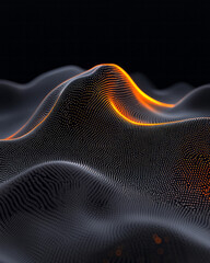 A conceptual art piece capturing the essence of a scalable synergy matrix, where fluid, interwoven