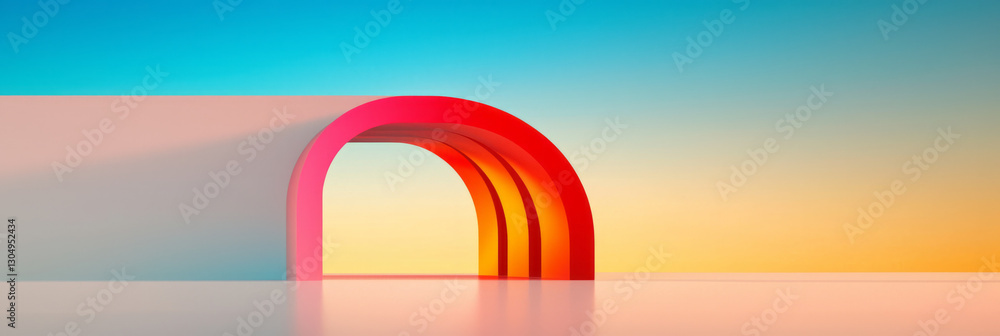 Poster a minimalist yet powerful rendering of an agile disruption core, where crisp geometric lines and
