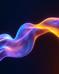 An abstract visualization of holistic market elasticity, featuring elastic, flowing lines and