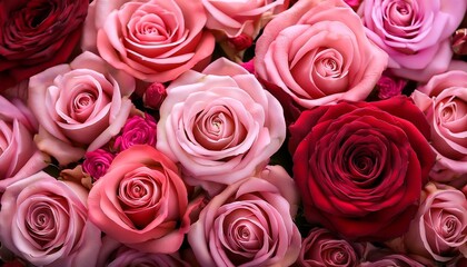 pink roses background