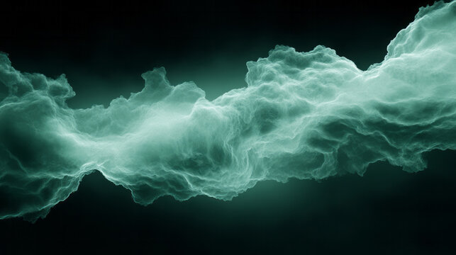 A poetic depiction of biotic echo resonance, with soft organic vibrations and shimmering light