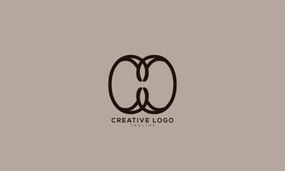 Obraz premium CO OC CC OO Abstract initial monogram letter alphabet logo design