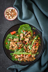 Keto diet recipe dish homemade prepared