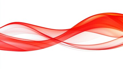 Red Smoke, Isolated on White