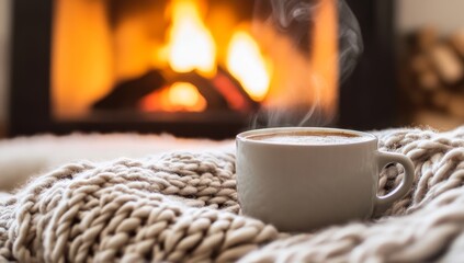 Cozy coffee by fireplace (18)