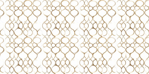 Fototapeta premium Intricate gold pattern design with seamless texture for elegant backgrounds. white gold pattern
