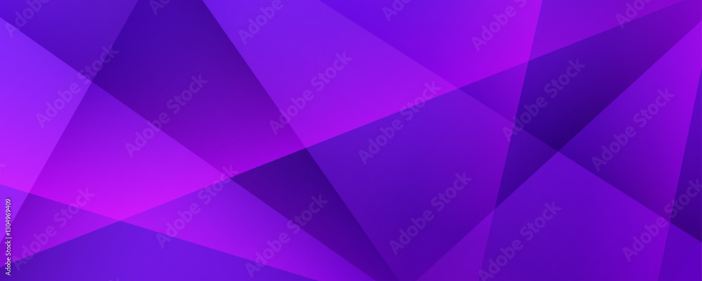 Poster 3d purple geometric abstract background overlap layer on bright space with polygon effect decoration