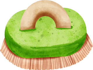 watercolor scrub brush