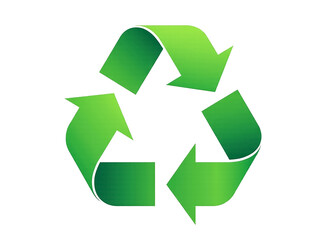 Fototapeta premium Ecology Logo Green leafy design with spiral shape. Leaves are green and design is circular. Symbol of nature protection. Recyclable.