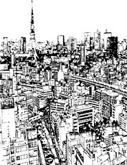 sketch, drawing, house, landscape, illustration, vector, architecture, building, tree, temple, old, vintage, china, ancient, art, painting, picture, farm, village, city, bridge, home, black, travel, r