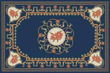 Persian carpet texture, vintage Arabic pattern,Rich ornament for fabric design,textile,vector illustration 