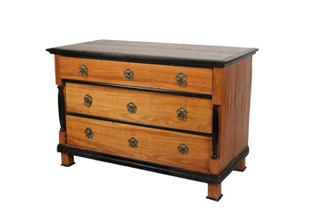 antique chest of drawers  Antique Austrian Empire oak chest of drawers