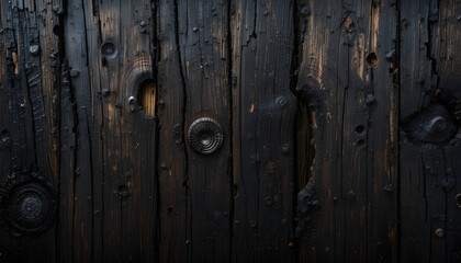 Dark Burned Wood Texture Background - Dark and moody aesthetics