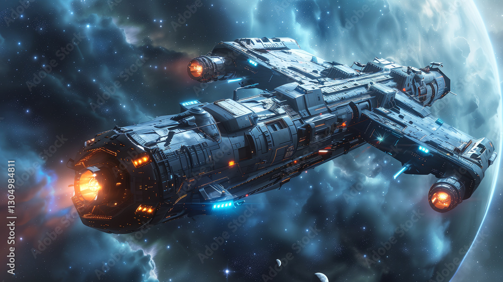 Poster this passengers experience zero gravity as they travel through space in a sleek spaceplane.