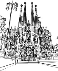 architecture, building, drawing, sketch, church, vector, city, illustration, old, travel, castle, art, paris, europe, town, vintage, house, cathedral, tower, design, draw, landmark, ancient, london, d