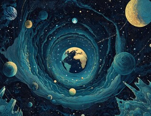 Earth in Cosmic Vortex