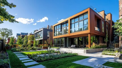 Sunlit Geometric Modern Duplex