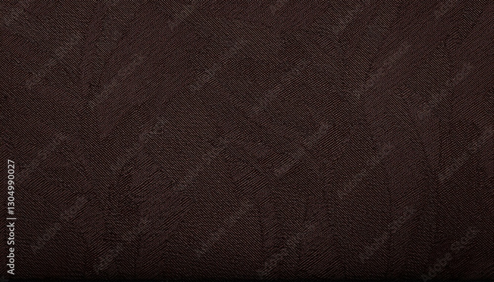 Poster dark brown fabric texture for background and design art work with seamless pattern of natural textil