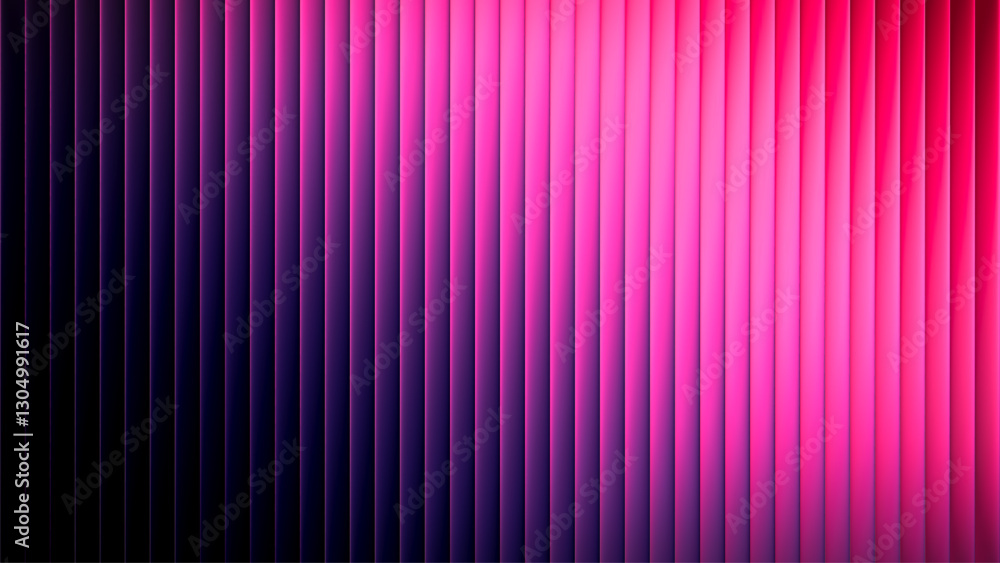 Poster elegant colorful gradient stripes with ribbed fractal glass effect. bold and dynamic design blending